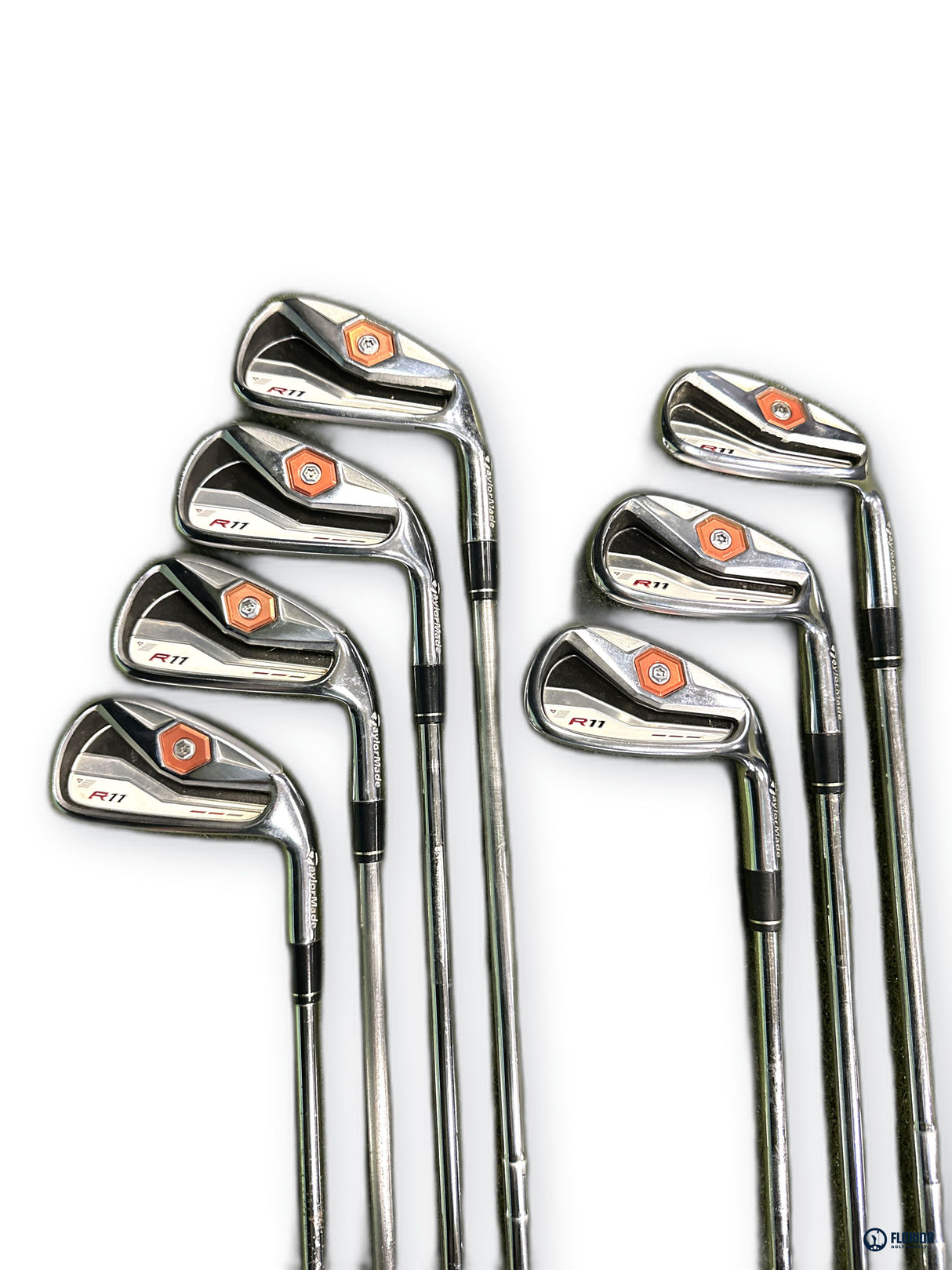 TaylorMade R11 Iron Set 4-PW KBS 90 Regular Flex Steel Shafts Right Hand