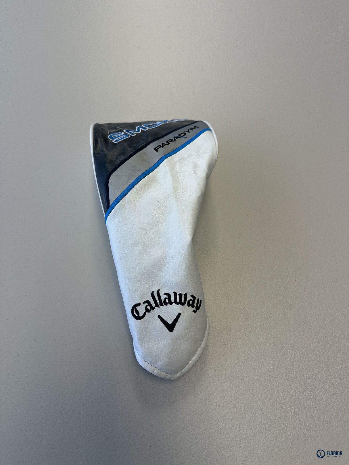 Callaway Paradym Ai Smoke Driver Headcover White Blue Golf Wood Cover