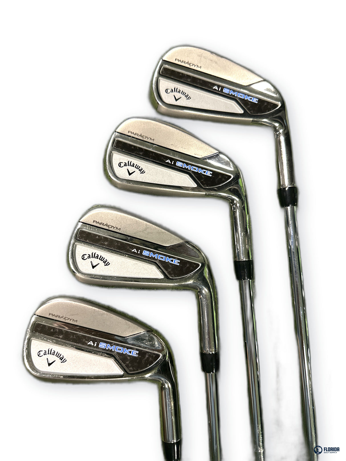 Callaway Paradym Ai Smoke Iron Set 7 Clubs 5-AW Elevate 95 Stiff Flex RH