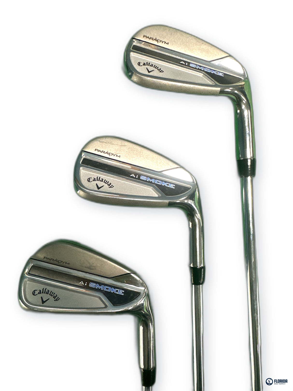 Callaway Paradym Ai Smoke Iron Set 5-PW AW 7 Clubs Elevate 95 Stiff RH
