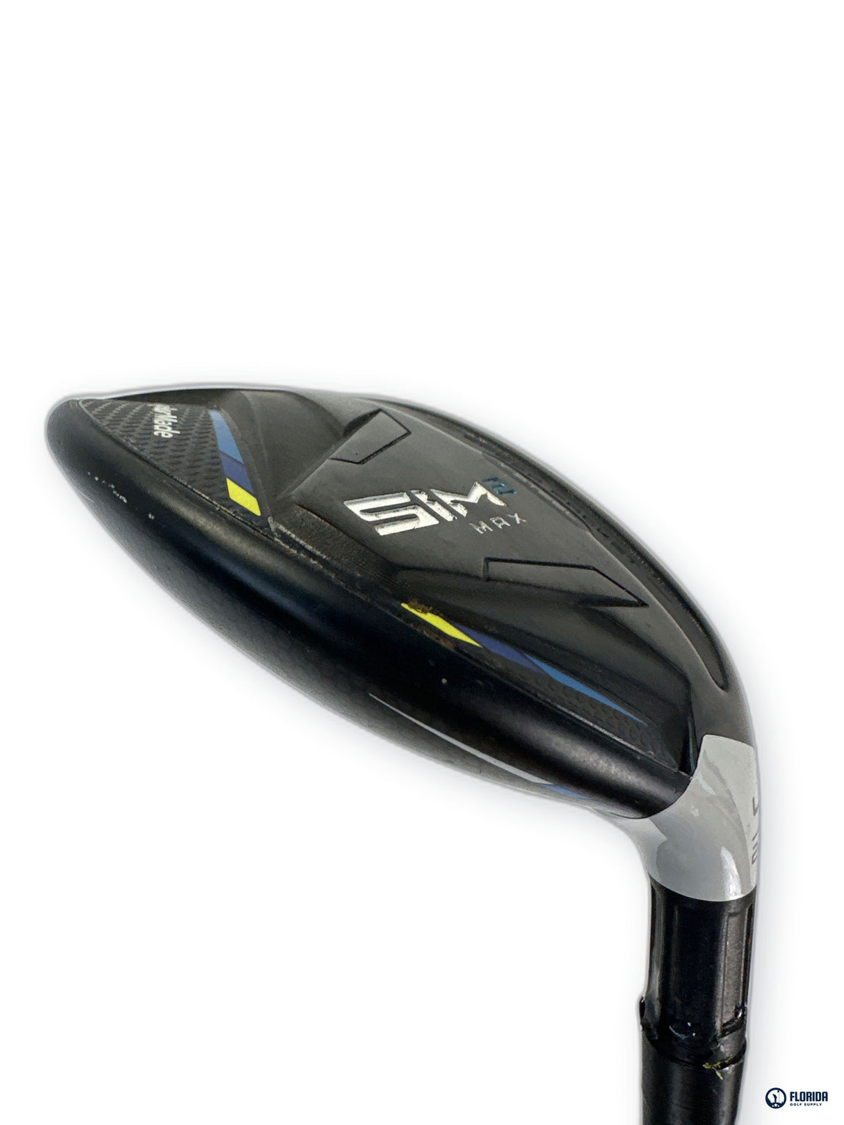 TaylorMade SIM2 Max Rescue 4 Hybrid 22 Degree Stiff Graphite Shaft Right Hand