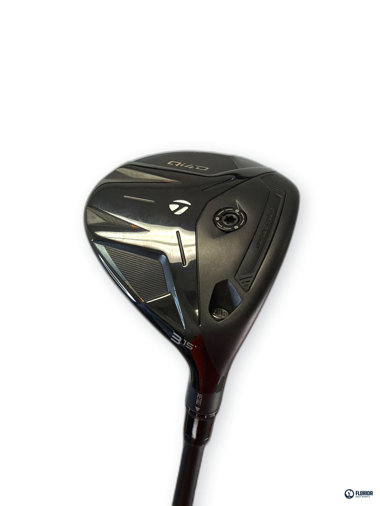 TaylorMade Qi4d 3 Wood 15 Degree Graphite Design Tour AD IZ-7 Stiff Flex RH
