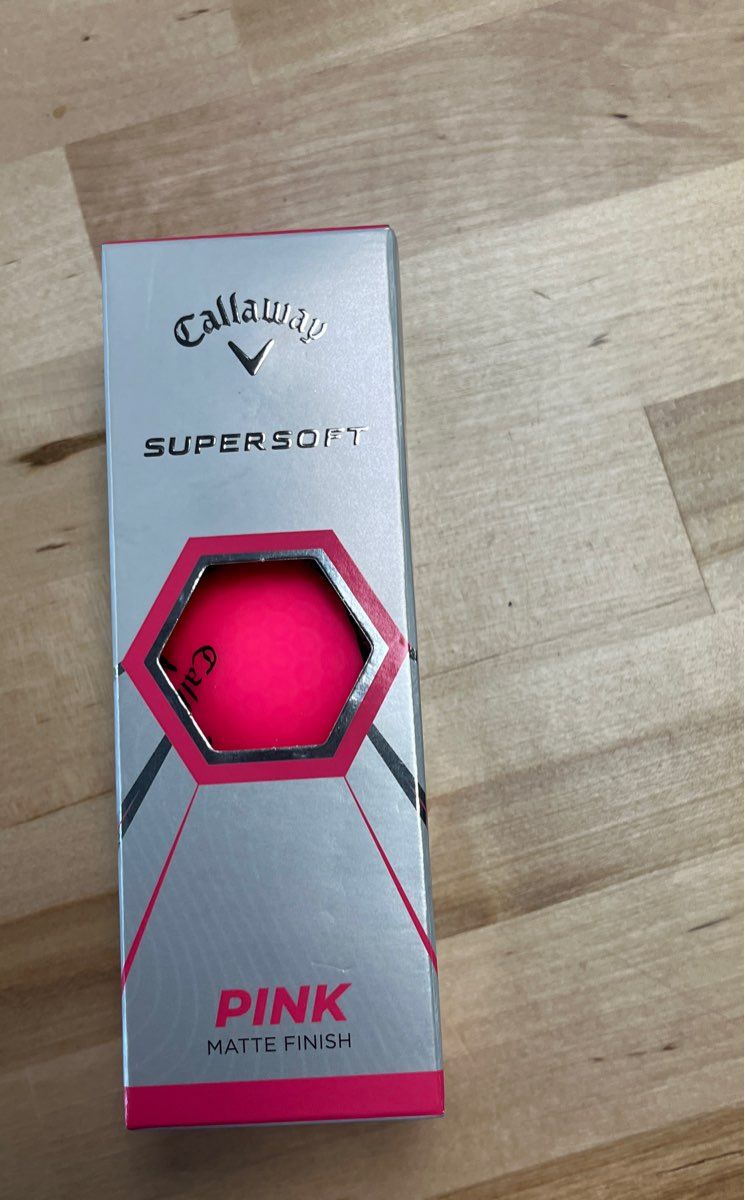 Callaway Supersoft Pink Matte Finish Golf Balls Lot of 3 Boxes 9 Balls New