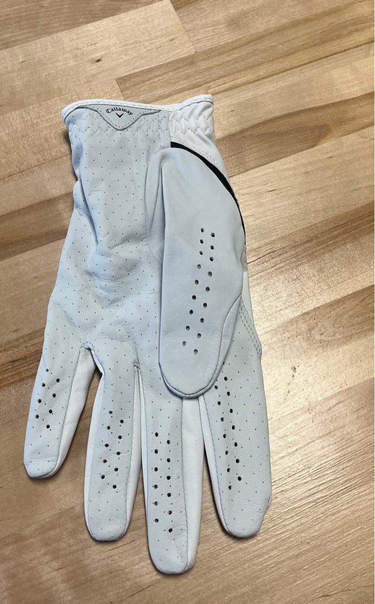 Callaway Fusion FUSETECH Leather Palm Golf Glove Men's M Left New