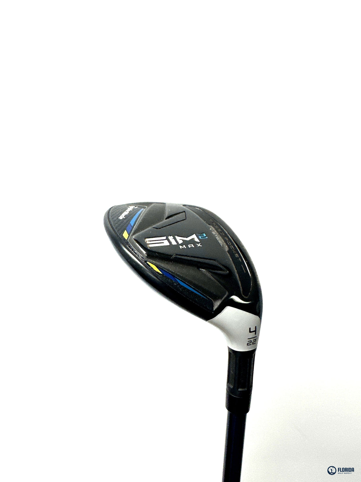 TaylorMade SIM2 MAX 4 Hybrid 22 Degree Fujikura Ventus 5-A RH Golf Pride MCC
