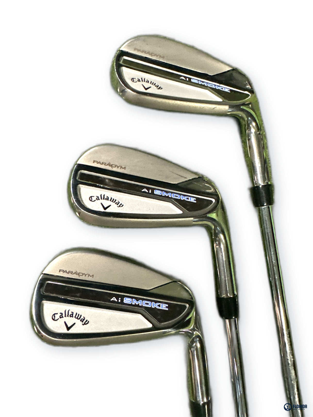 Callaway Paradym Ai Smoke Iron Set 7 Clubs 5-AW Elevate 95 Stiff Flex RH