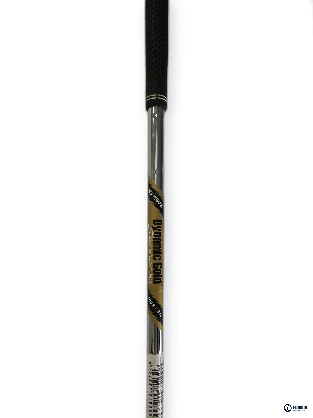 Cleveland RTX Full-Face ZipCore 60/9 Wedge Dynamic Gold Spinner RH 35.5"