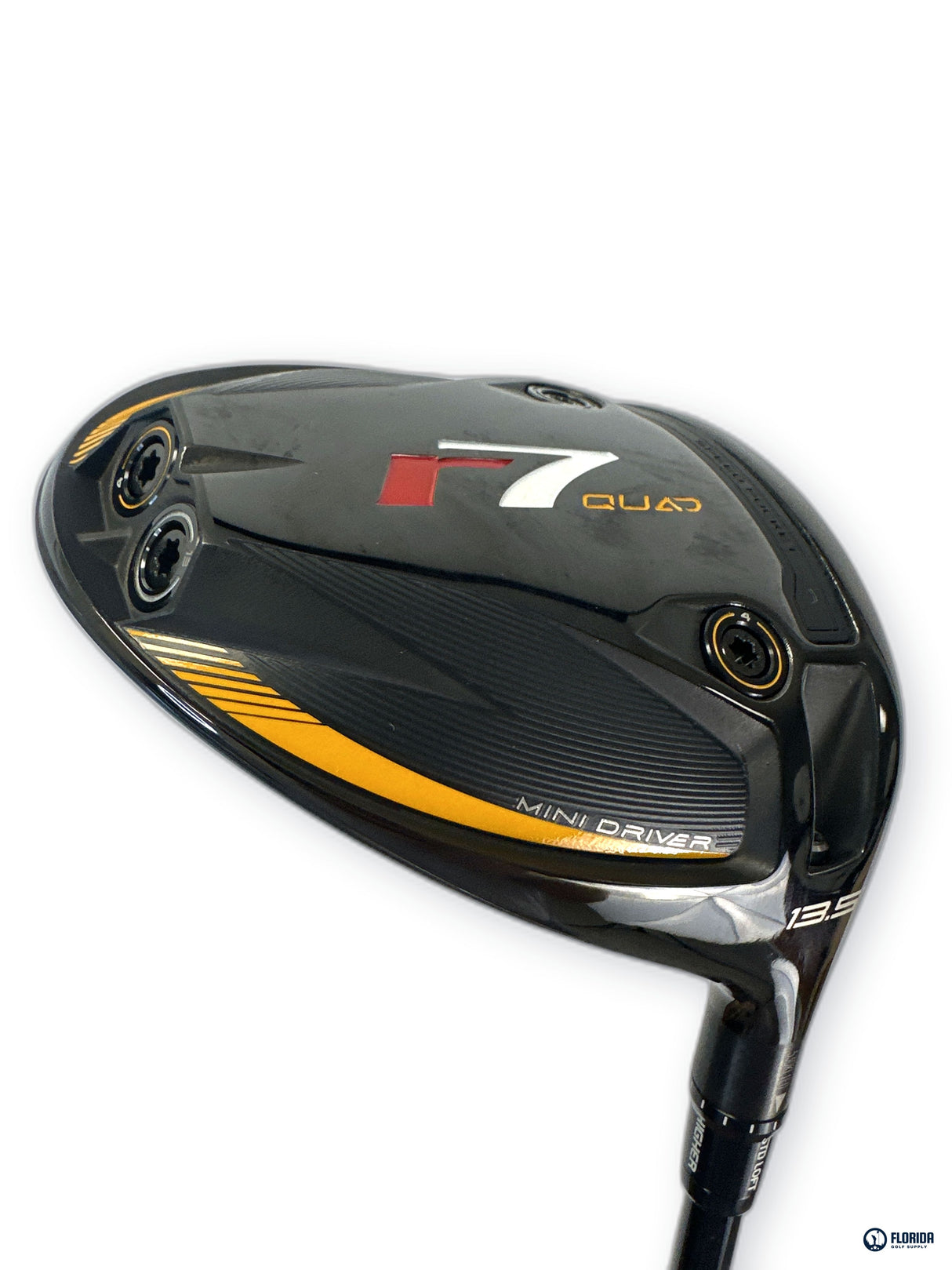 TaylorMade r7 Quad Mini Driver 13.5 Degree Fujikura Speeder 60 Stiff Flex RH