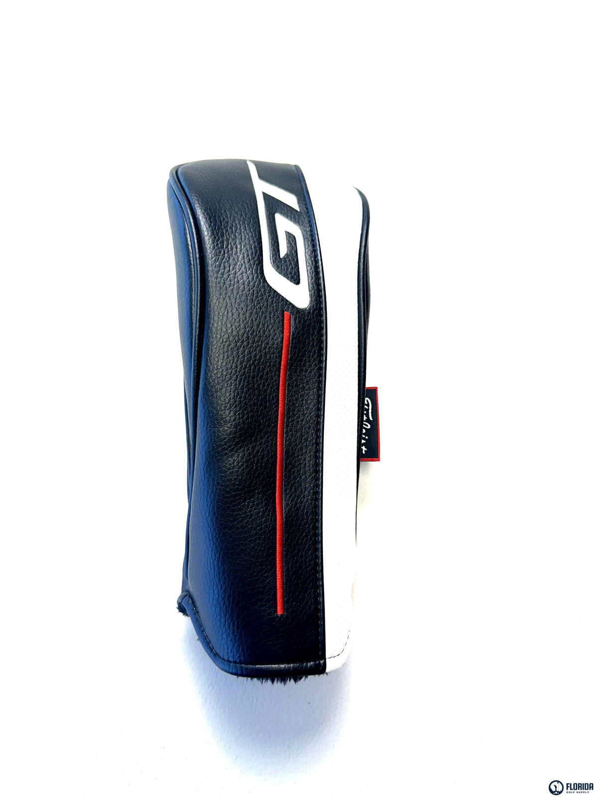 Titleist GT Fairway Wood Headcover Black White Synthetic Leather 3 Wood Dial