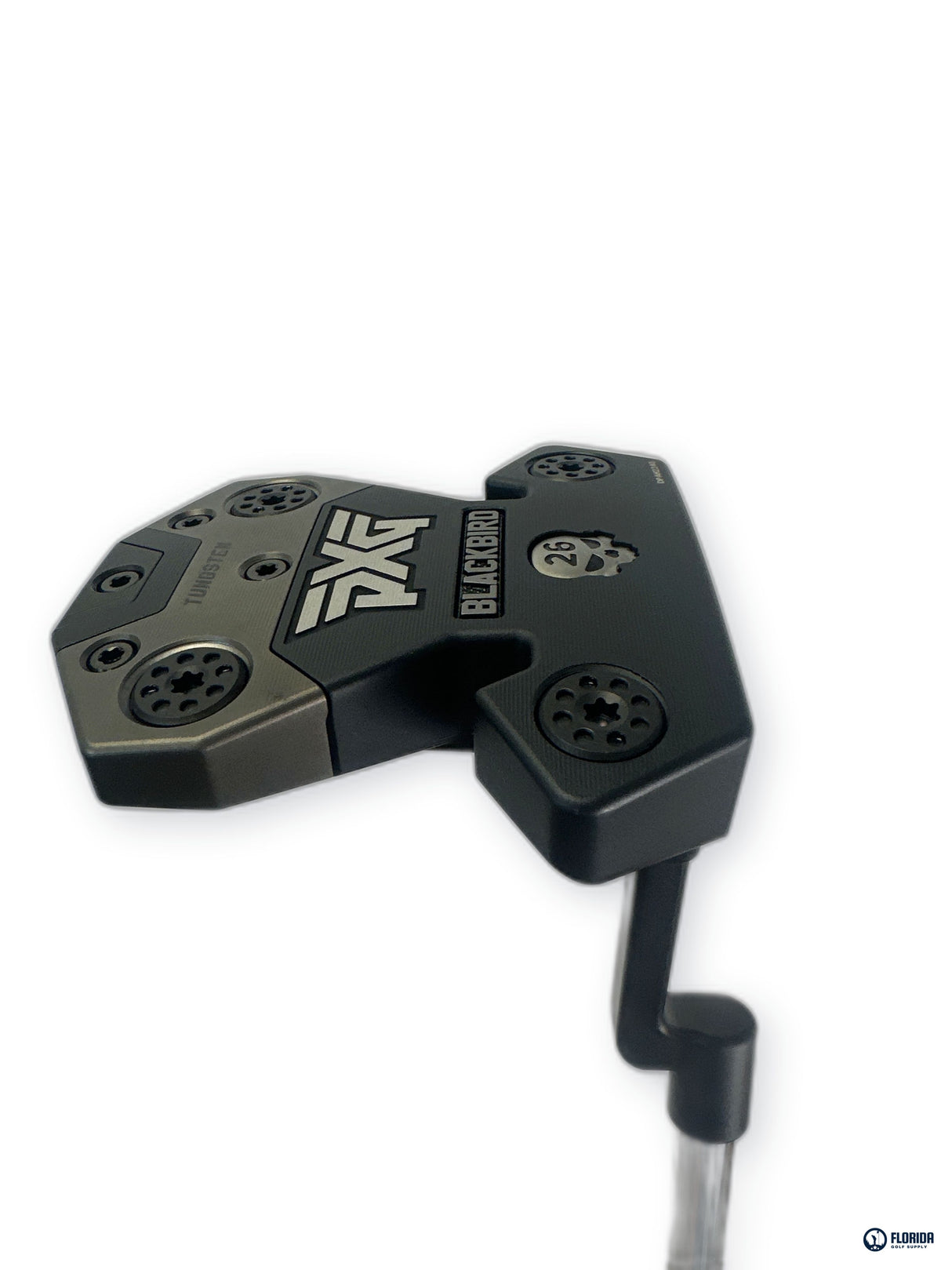 PXG Battle Ready Blackbird Putter 35 Inch Shaft Winn Midsize Red Grip RH