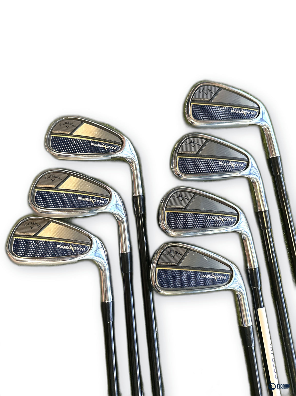 Callaway Paradym Iron Set 4-PW 7 Clubs Mitsubishi MMT 95 Stiff Graphite RH
