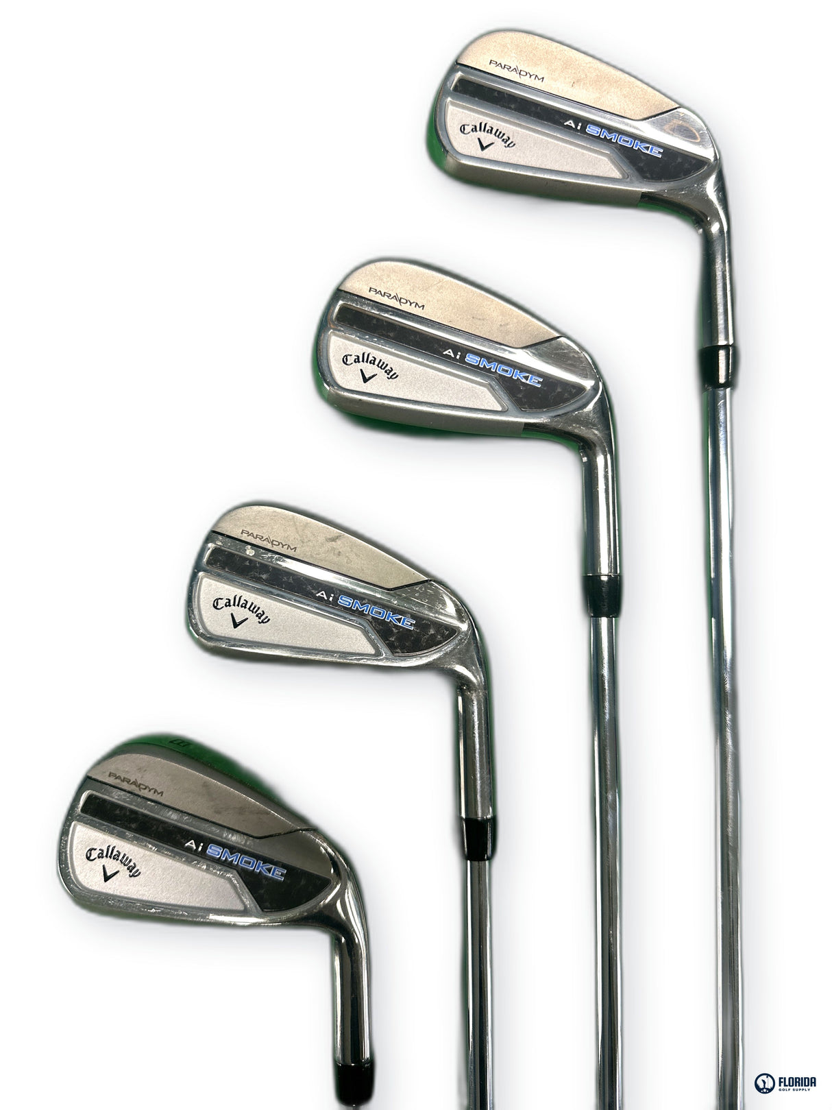 Callaway Paradym Ai Smoke Iron Set 5-PW AW 7 Clubs Elevate 95 Stiff RH
