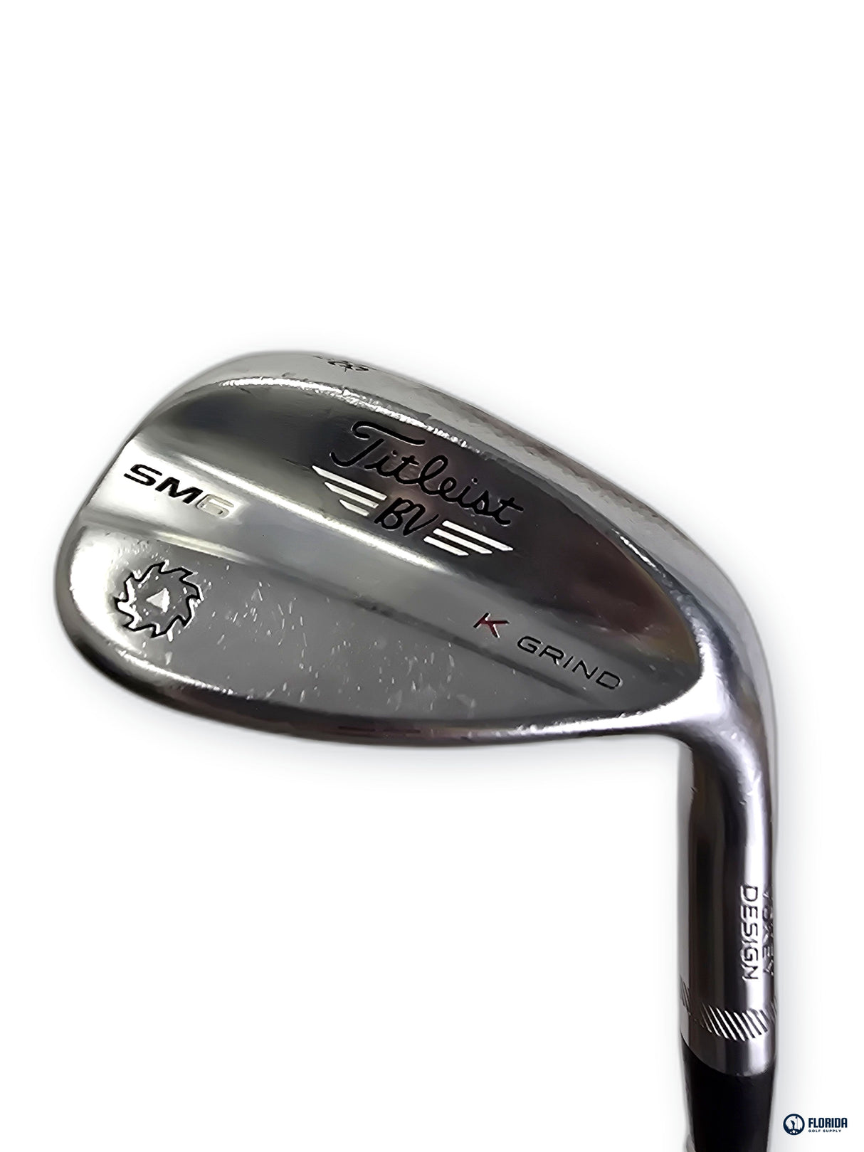 Titleist Vokey SM6 Wedge 58 Degree 12 Bounce K Grind Steel Wedge Flex RH