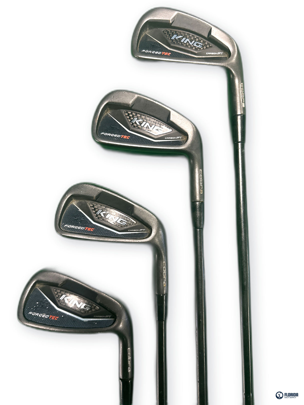 Cobra King Forged Tec Black Iron Set 5-GW 7 Clubs True Temper AMT S300 Stiff RH