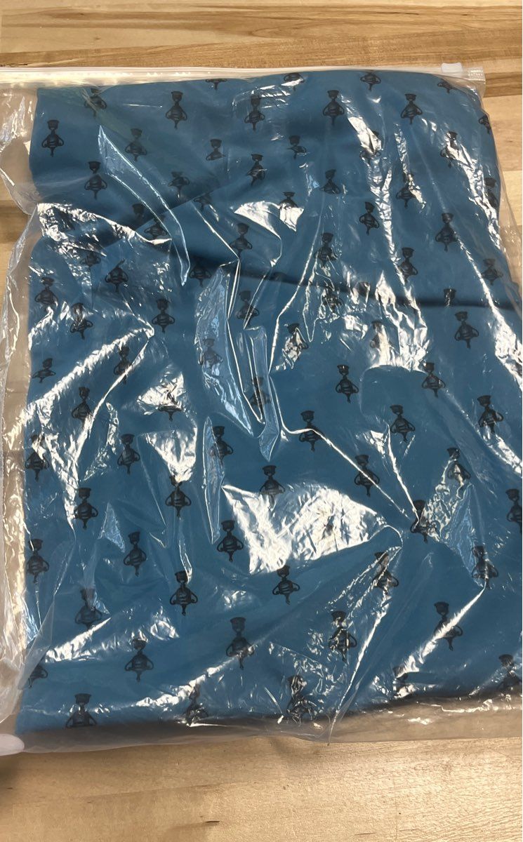 NWT Pine Tree Club Golf Polo Shirt All Over Trophy Print Blue Sz 2XL