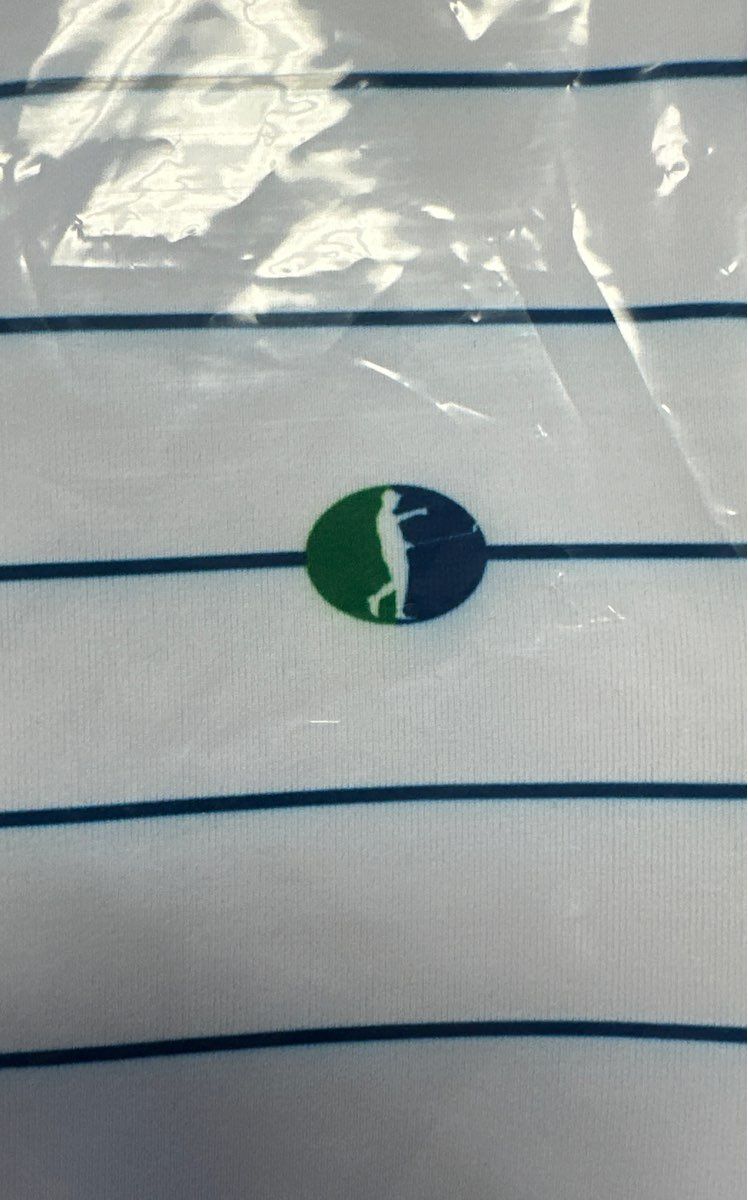 Spencer Bespoke Sebring Birdie Stripe Performance Golf Polo Shirt Men's XL