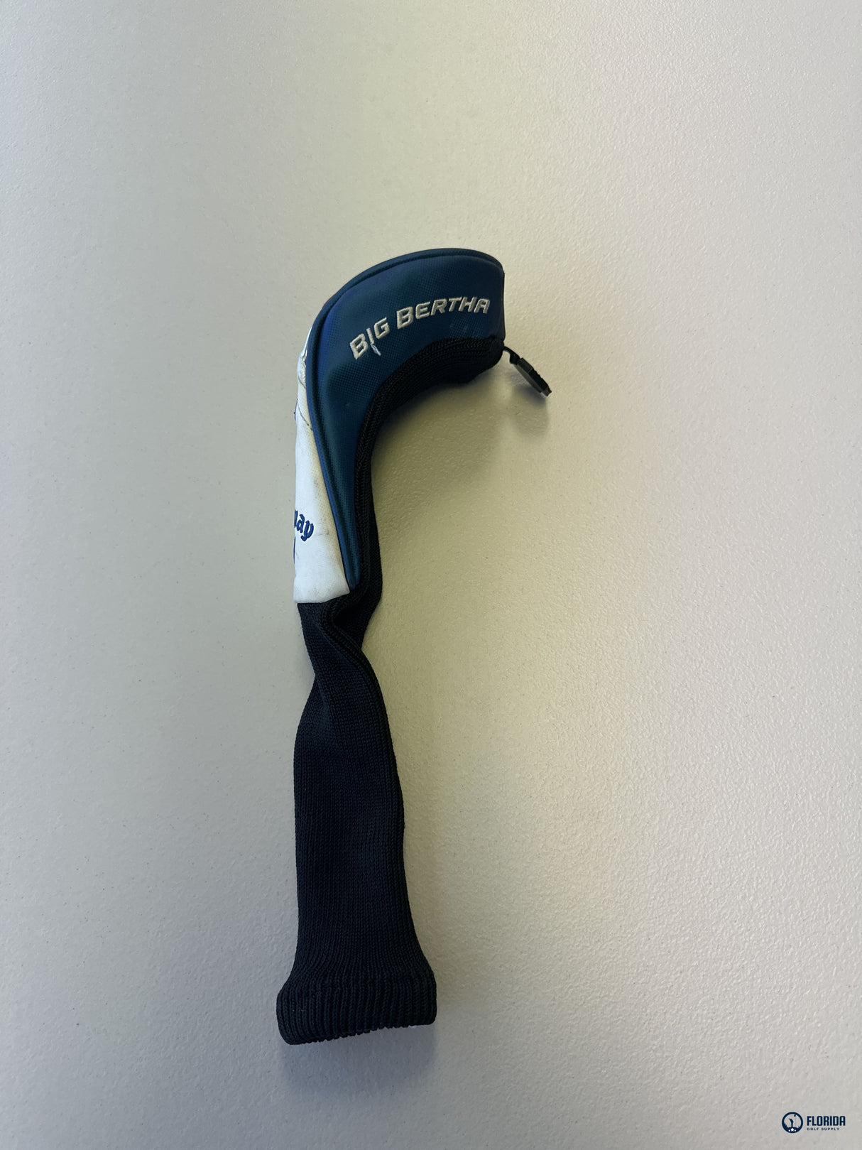Callaway Big Bertha Hybrid Head Cover 5H Blue White Black Synthetic Knit