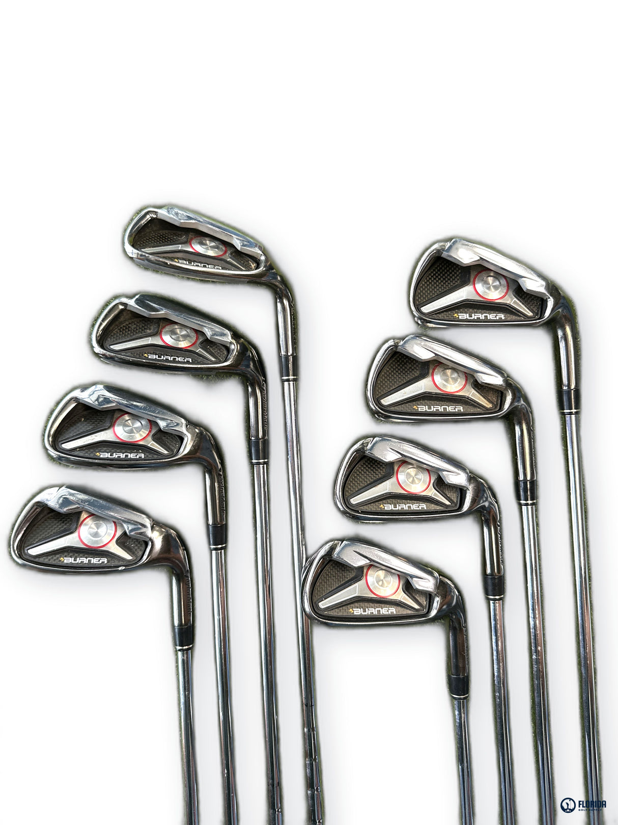 TaylorMade Iron Set Burner 4-PW AW 8 Clubs Steel Stiff Flex Right Hand
