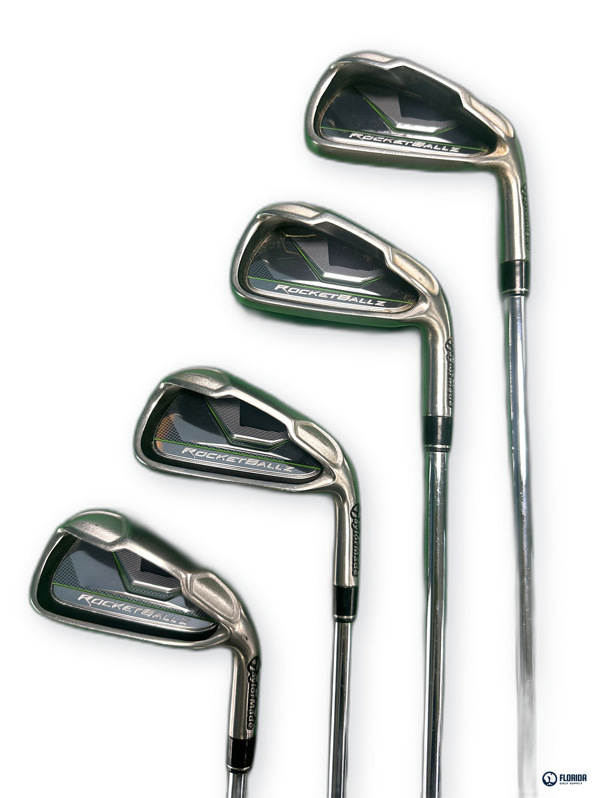 TaylorMade Rocketballz Iron Set 7 Clubs 4-PW Steel Shaft Regular Flex RH