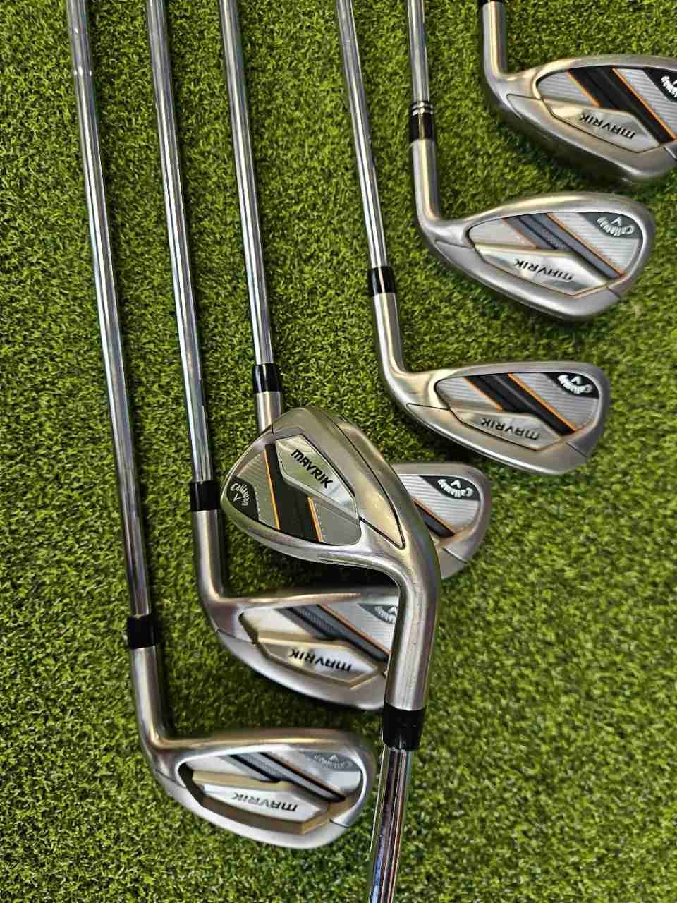 Callaway Mavrik 9-Piece Iron Set 4-PW AW SW True Temper XP 95 R300 Shafts