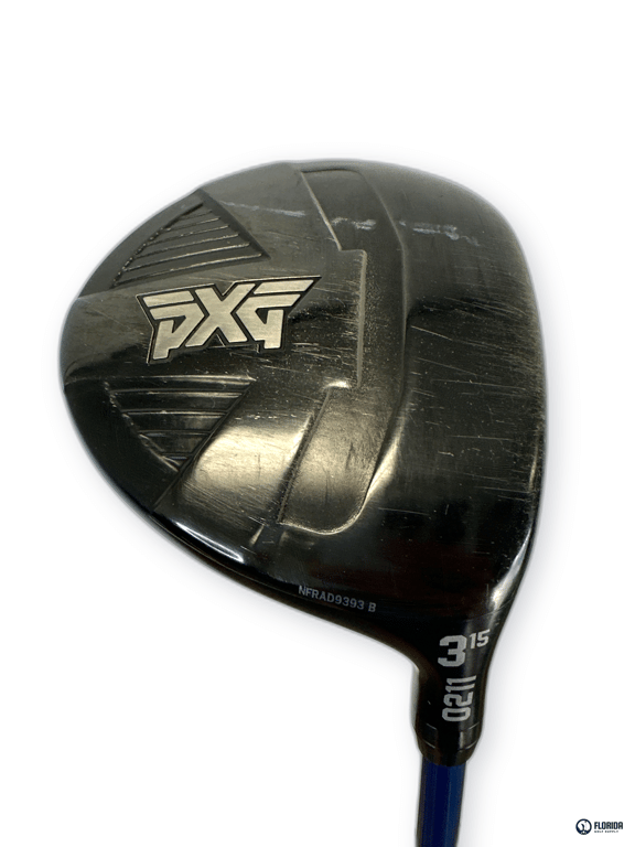 PXG 0211 3 Fairway Wood 15 Degree Fairway Wood Evenflow Riptide 5.5 60g Regular Flex Shaft Majek SuperJumbo Grip Right
