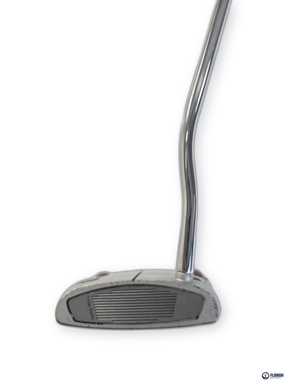 TaylorMade Spider Tour Platinum Putter Steel 33" Shaft Super Stroke Pistol GTR 1.0 Grip Right