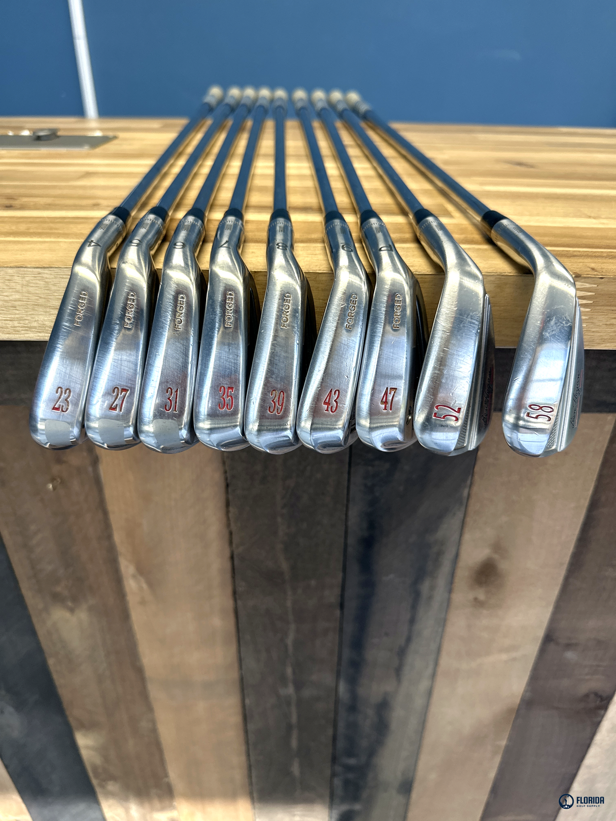 Ben Hogan PTx 4-PW, 52, 58 Iron Set Stiff Steel Shafts Right Handed