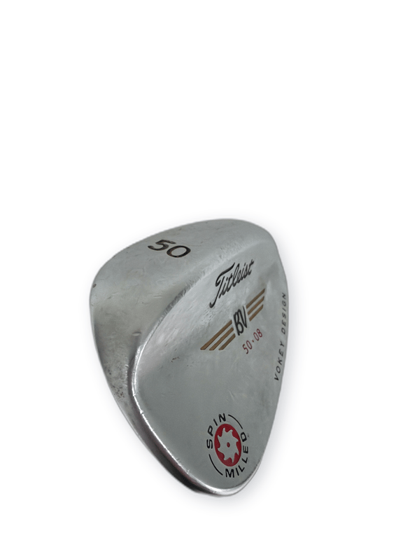 Titleist Vokey Spin Milled Wedge +1” 50 Degree Wedge KBS Tour Steel Shaft Golf Pride Z Grip Midsize Grip Right image 4
