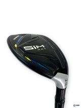 TaylorMade SIM2 Max Rescue 4 Hybrid 22 Degree Stiff Graphite Shaft Right Hand