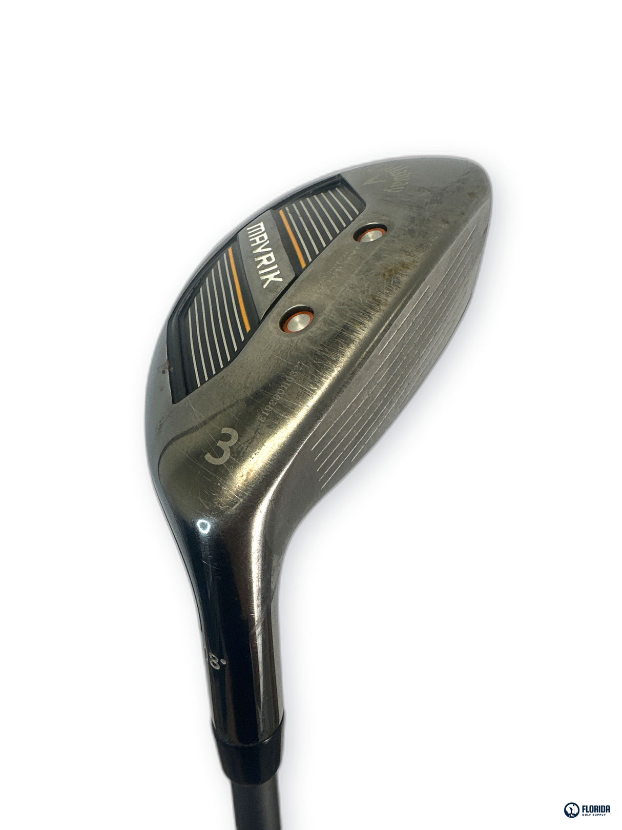 Callaway Mavrik 3 Hybrid 18 Degree Catalyst 55 Regular Flex RH Golf Pride Grip