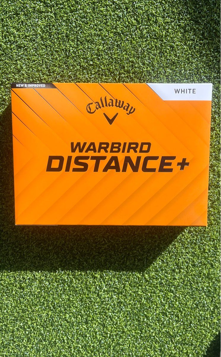 Callaway Warbird Distance+ Golf Balls White Dozen 12 Pack New in Box