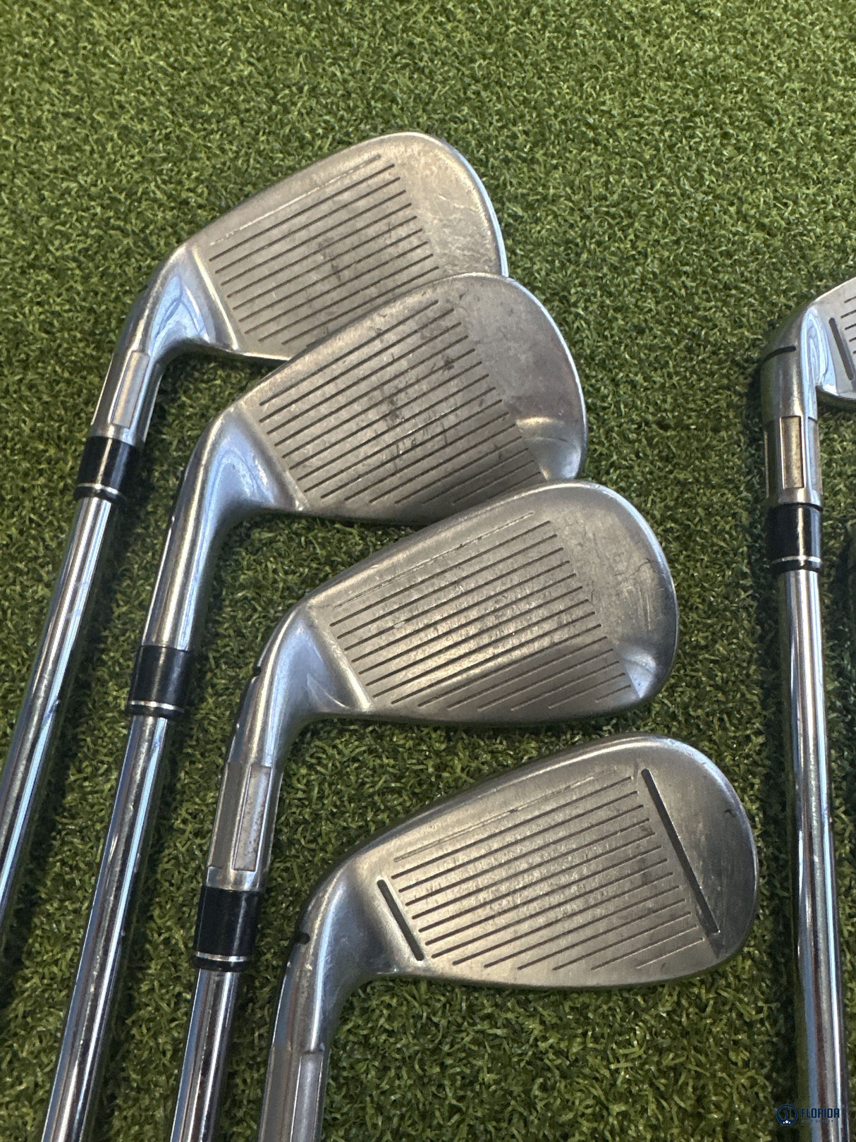 TaylorMade M4 Iron Set 4-PW AW 8 Clubs KBS Max 85 Stiff Flex Right Hand