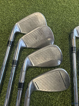 TaylorMade M4 Iron Set 4-PW AW 8 Clubs KBS Max 85 Stiff Flex Right Hand