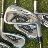 Callaway Apex 21 5-PW, AW Iron Set UST Recoil 760 Regular Flex Excellent RH