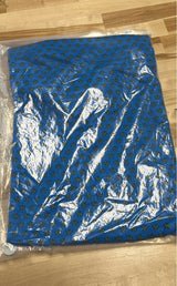 Spencer Bespoke Blue Turtle Print Performance Golf Polo Shirt Men's M New