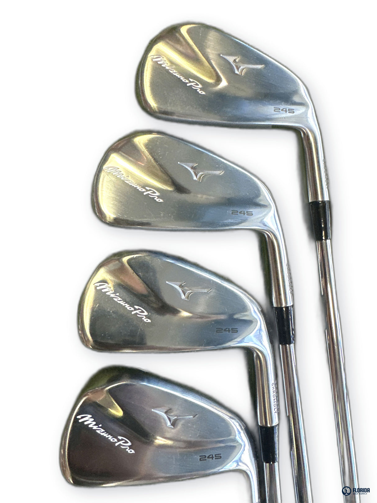 Mizuno Pro 245 Iron Set 8 Clubs 4-GW Dynamic Gold 120 S300 Stiff Flex RH