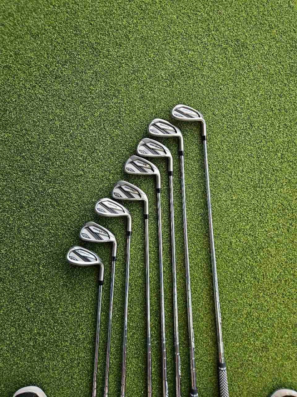 Callaway Mavrik 9-Piece Iron Set 4-PW AW SW True Temper XP 95 R300 Shafts