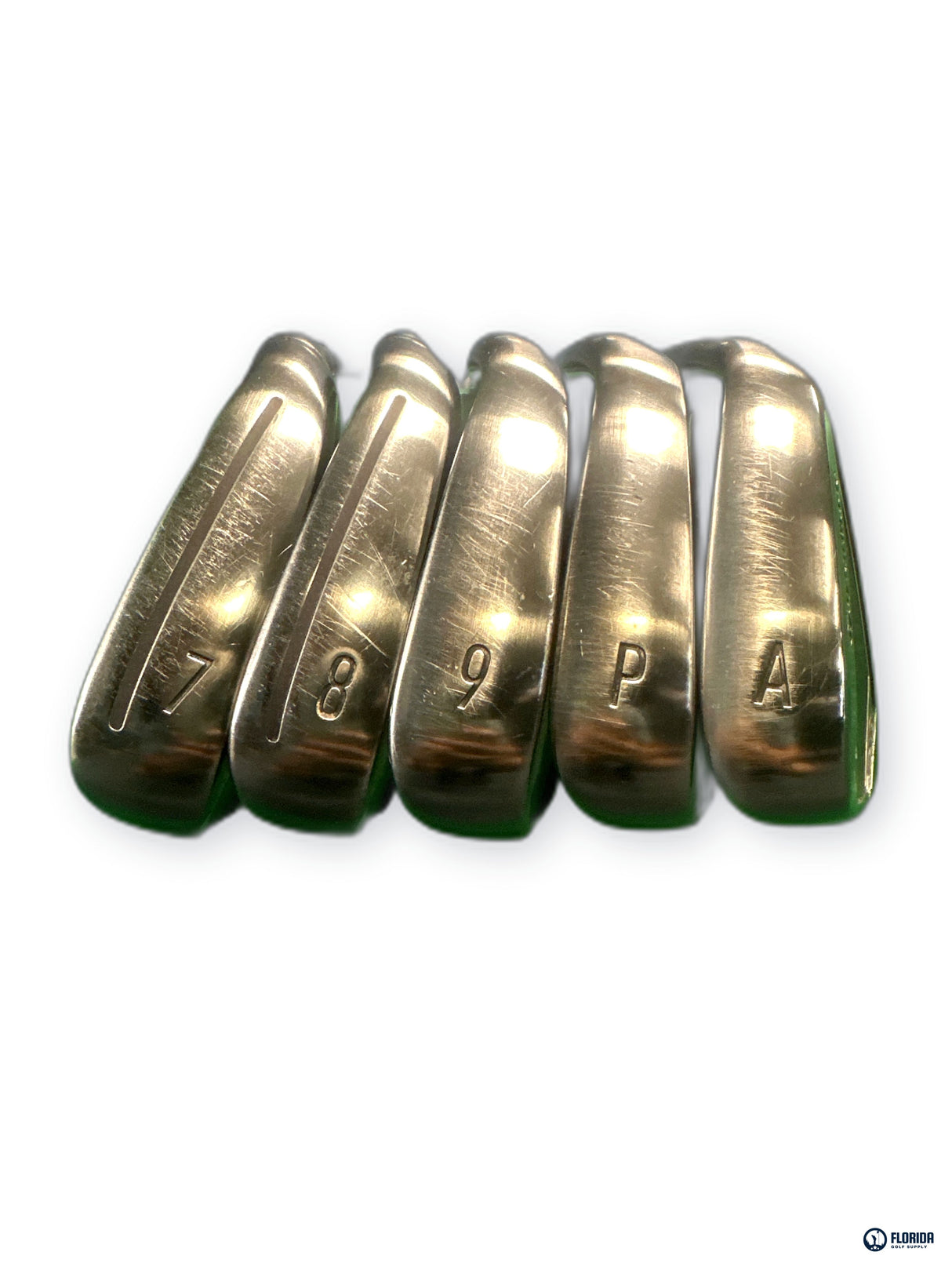 TaylorMade Qi Gun Metal Iron Set 5 Clubs 7-AW KBS Max MT 85 Regular Flex RH