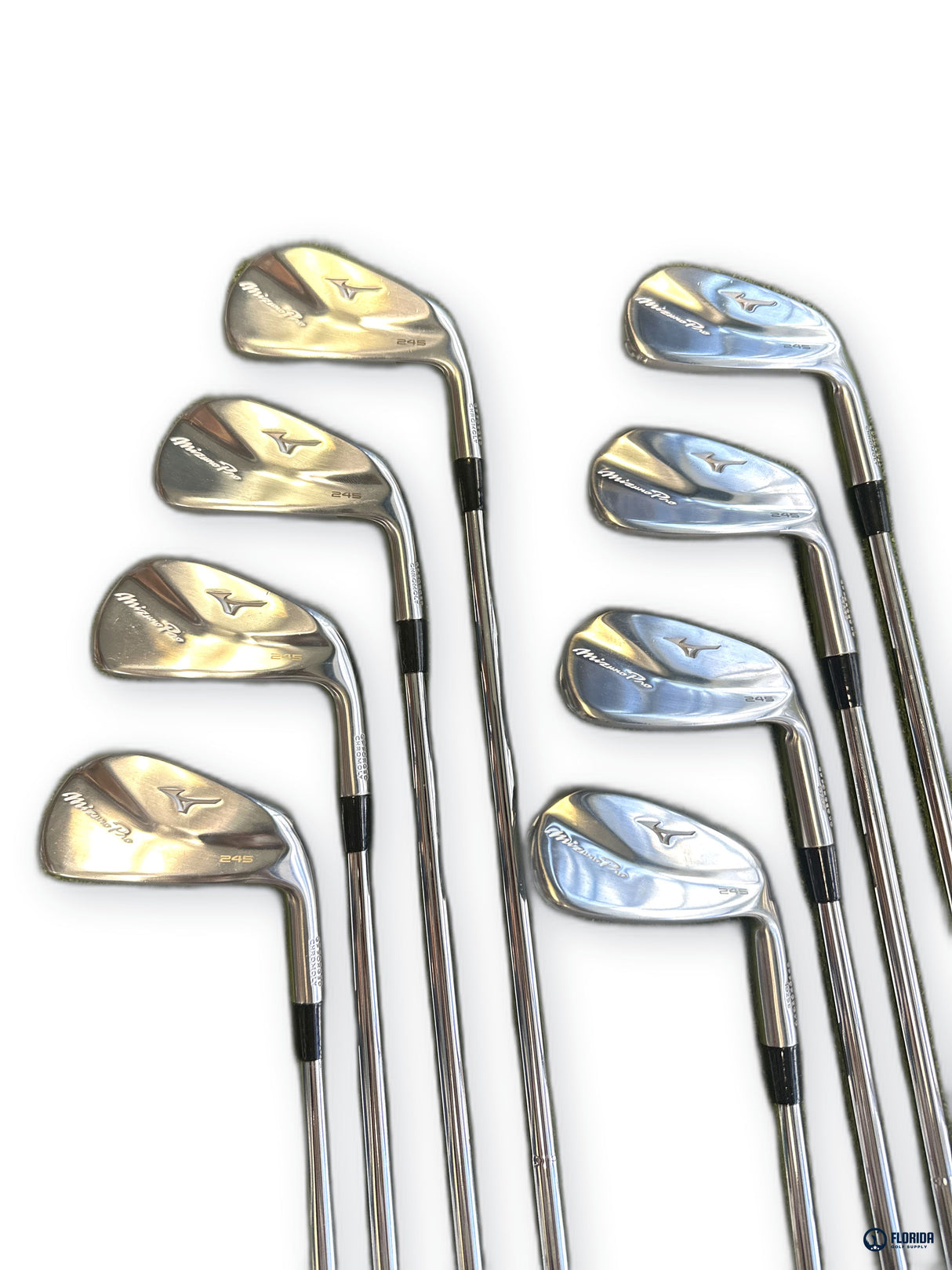 Mizuno Pro 245 Iron Set 8 Clubs 4-GW Dynamic Gold 120 S300 Stiff Flex RH