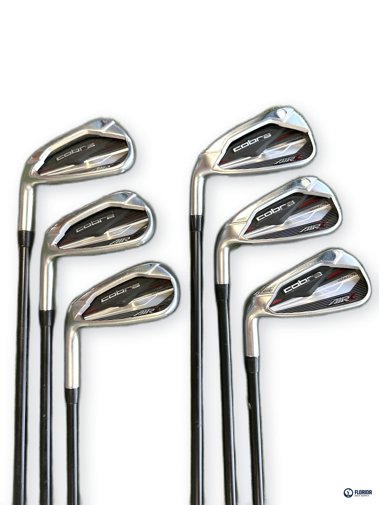 Cobra Air X Iron Set 5-PW KBS PGI 65 A-Flex Graphite Shafts Left Hand 6 Clubs