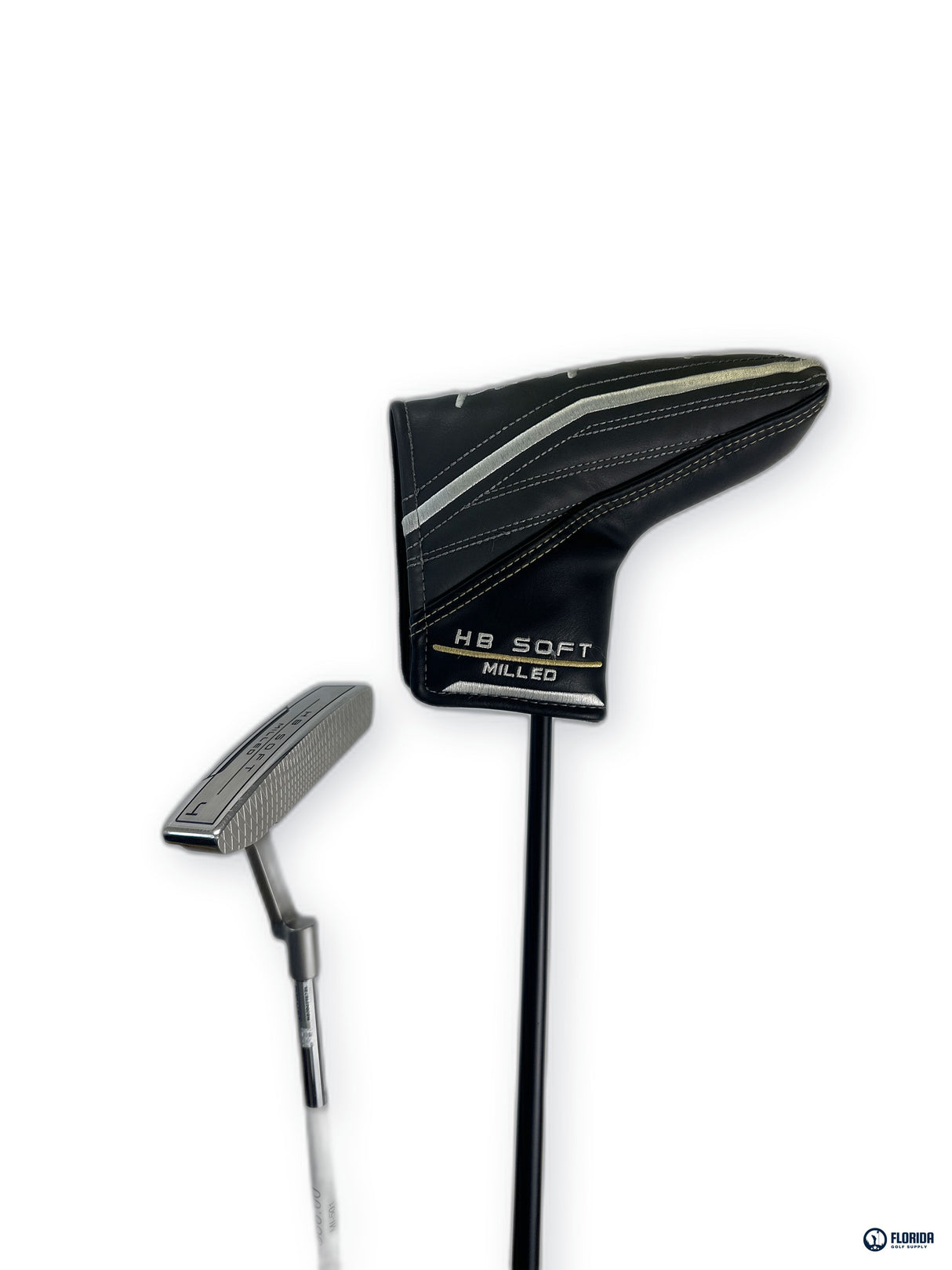 Cleveland HB Soft Milled 4 Putter Slight Arc 34.5" JumboMax Grip RH w/ Cover