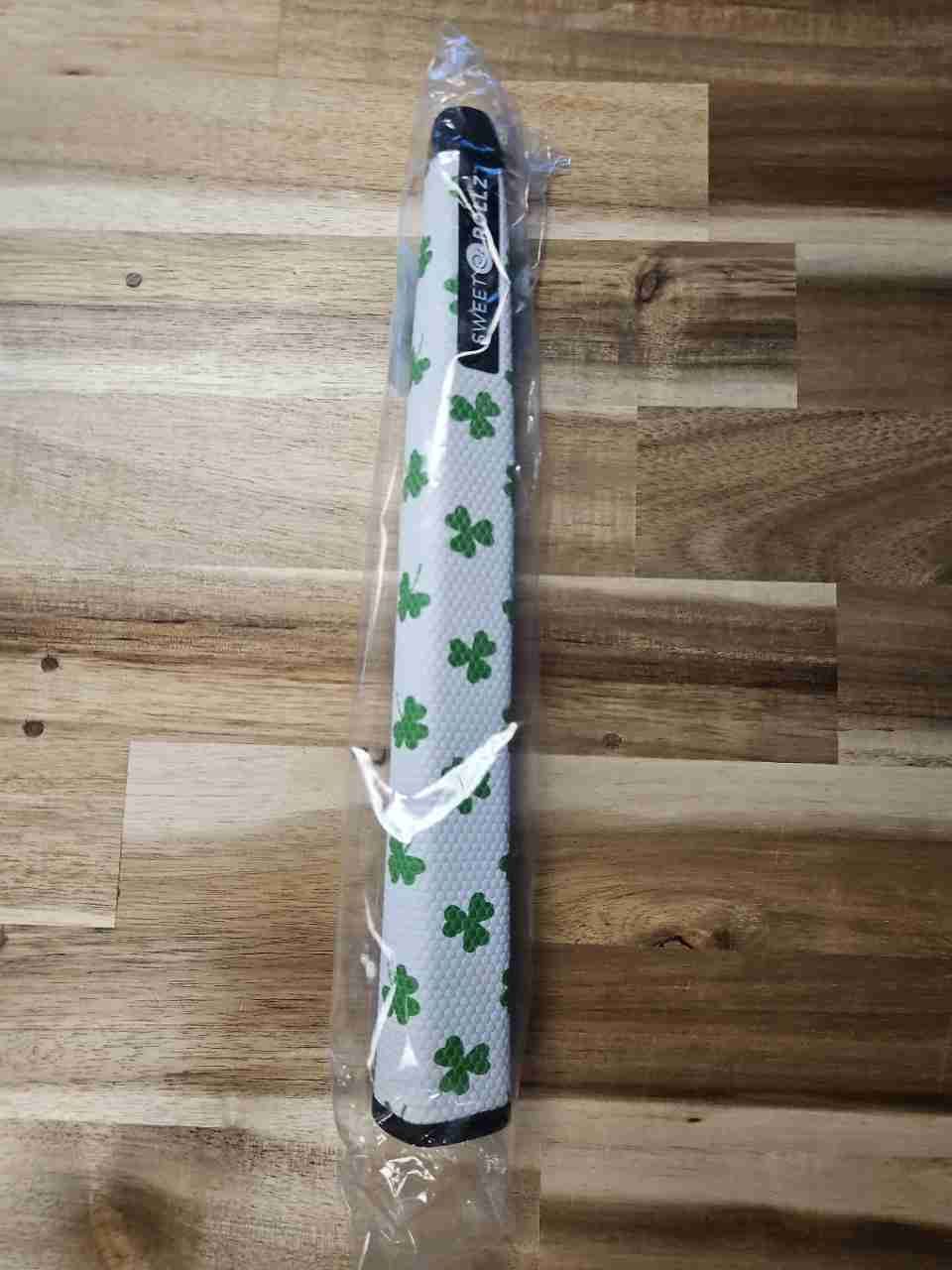 Sweet Rollz O'Malley Putter Grip White Green Shamrock Clover Golf Accessory New