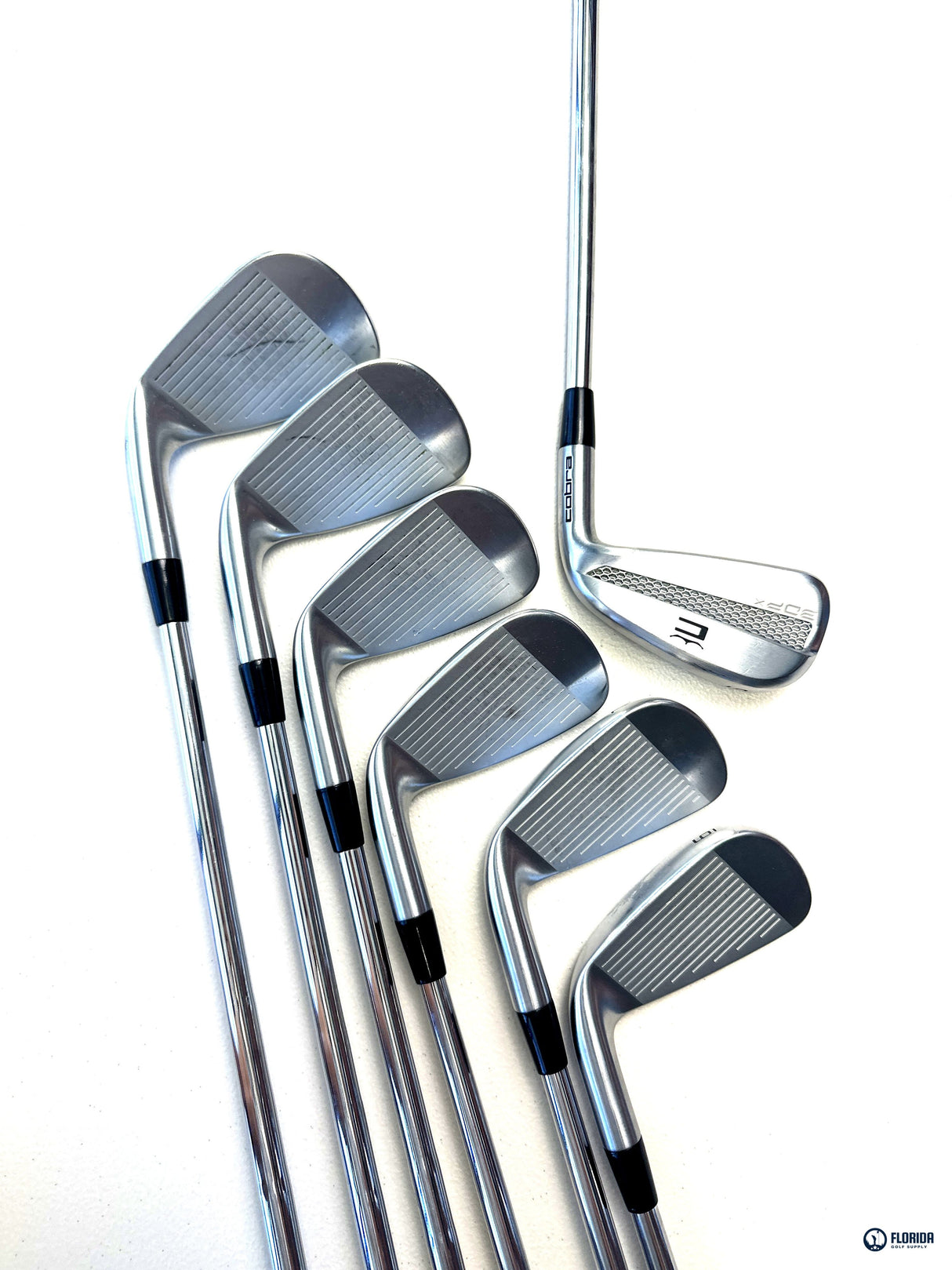 Cobra 3DPx Iron Set 5-GW 7 Clubs KBS $-Taper 120 Stiff Steel Right Hand