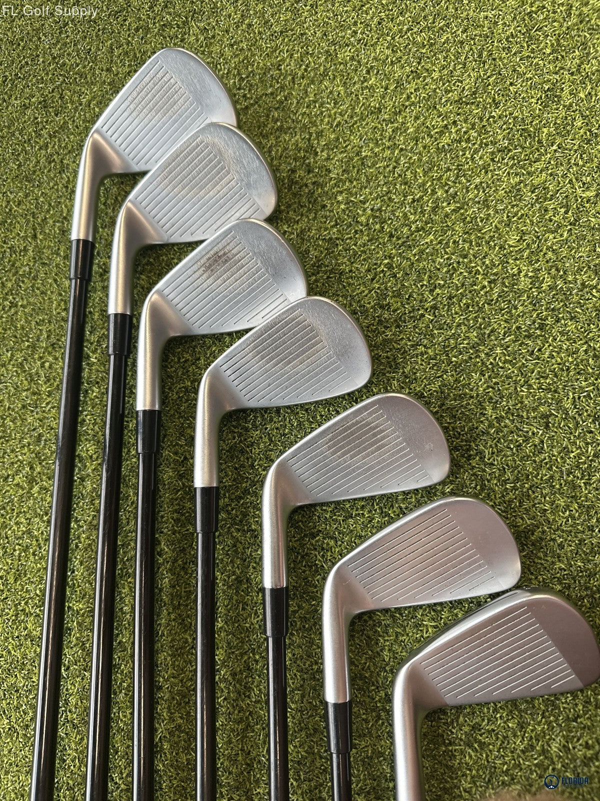 TaylorMade P790 Iron Set 5-PW AW 7 Clubs Fujikura Ventus 7-S Stiff Graphite RH