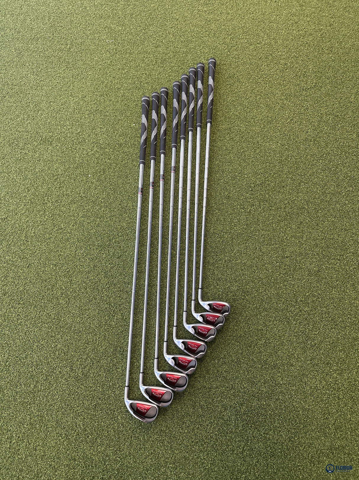 Callaway Big Bertha 2008 Iron Set 8 Clubs 3-PW Steel Uniflex Shaft RH