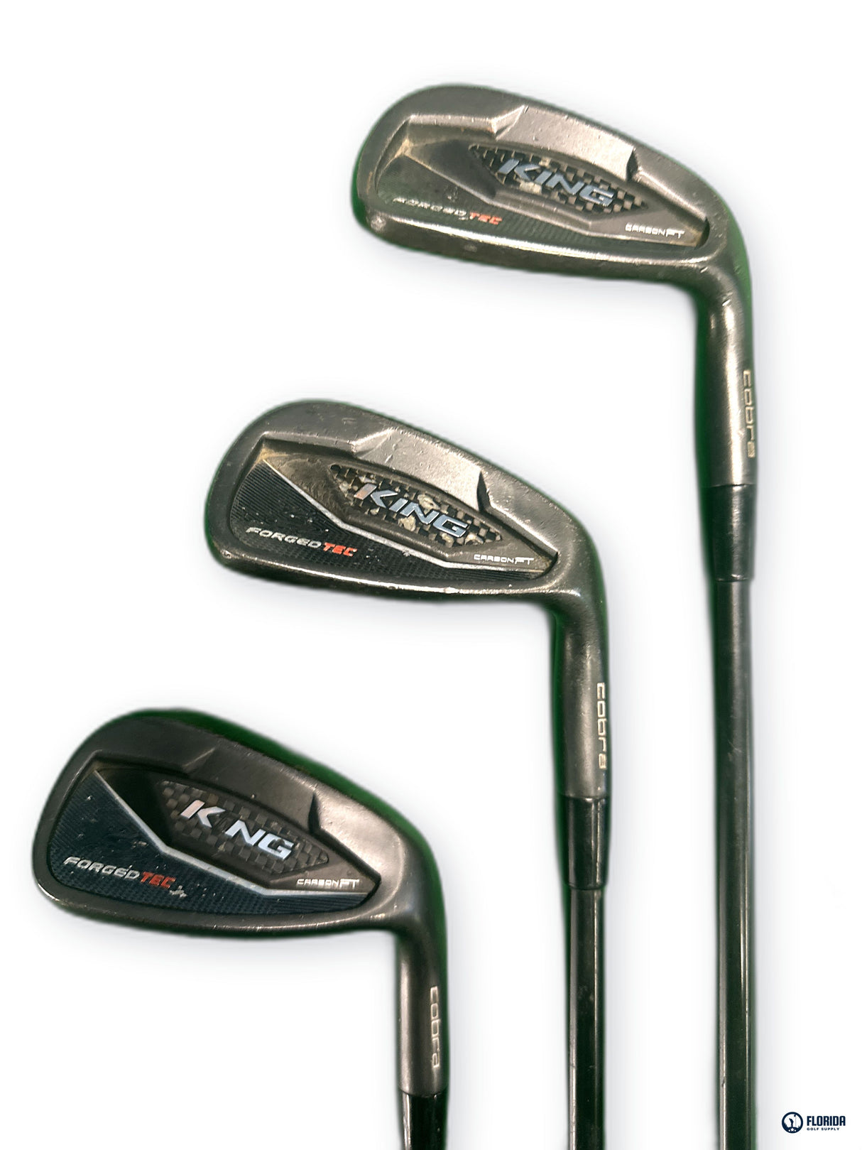 Cobra King Forged Tec Black Iron Set 5-GW 7 Clubs True Temper AMT S300 Stiff RH