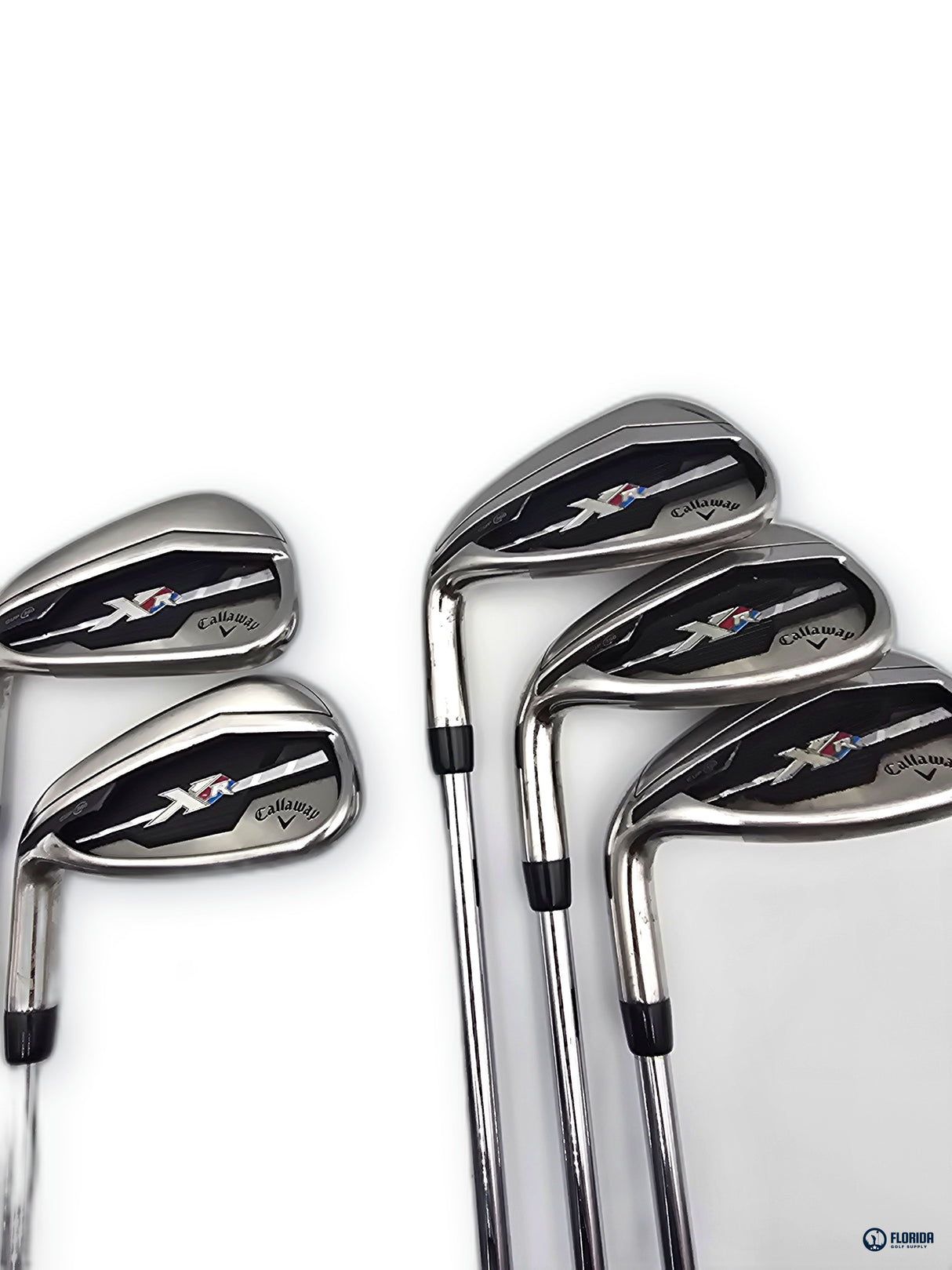 Callaway XR Iron Set 5 Clubs 6-AW Steel Regular Flex Left Handed