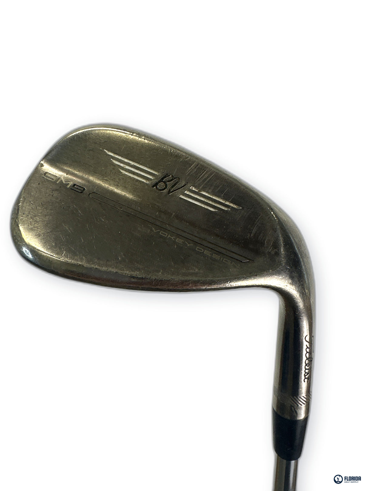 Titleist Vokey SM9 Brushed Steel 56/14 F Wedge Wedge Flex RH Golf Pride Grip
