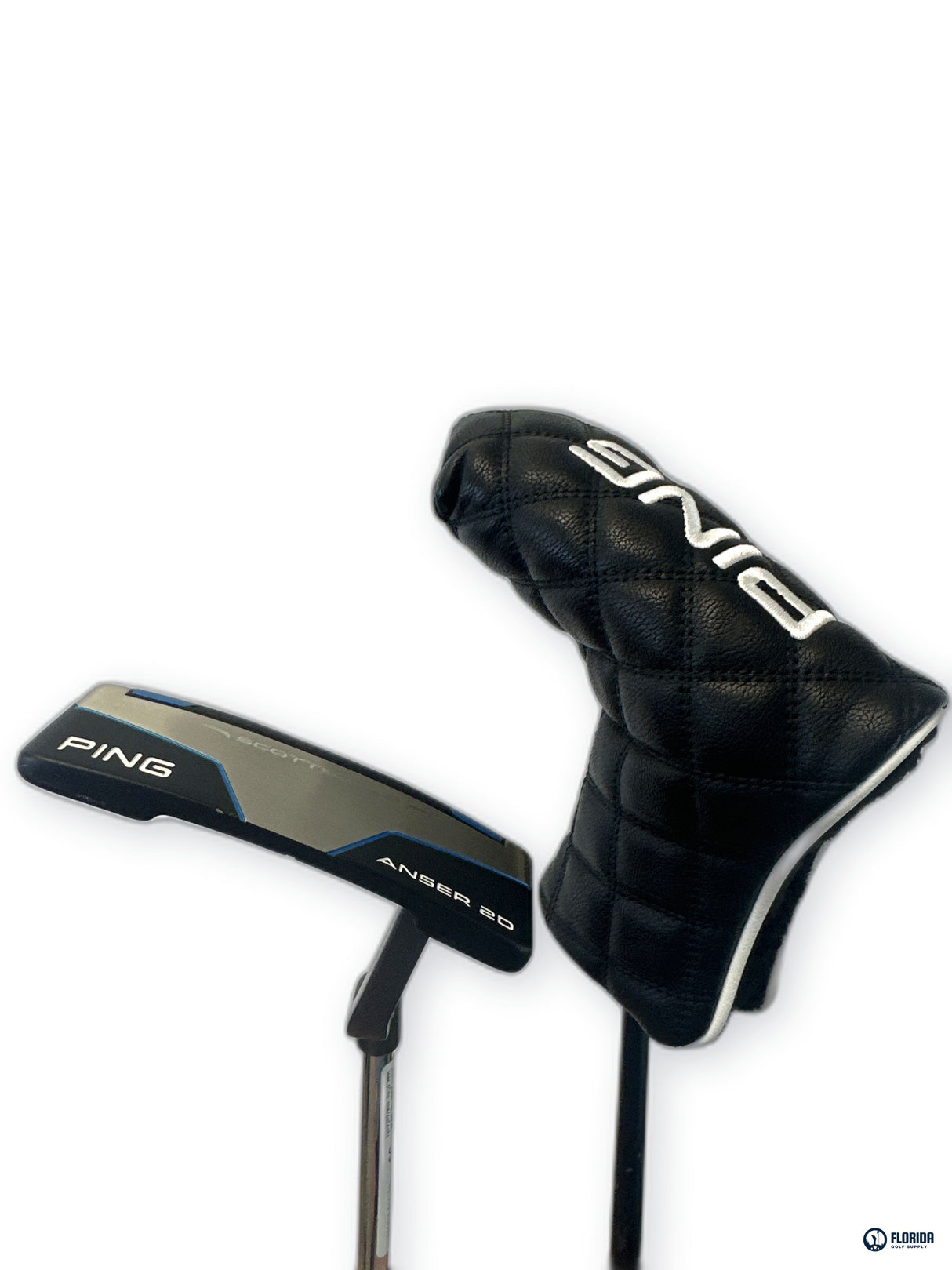 PING Anser 2D Putter 35 Inch Right Hand Super Stroke Grip with Headcover