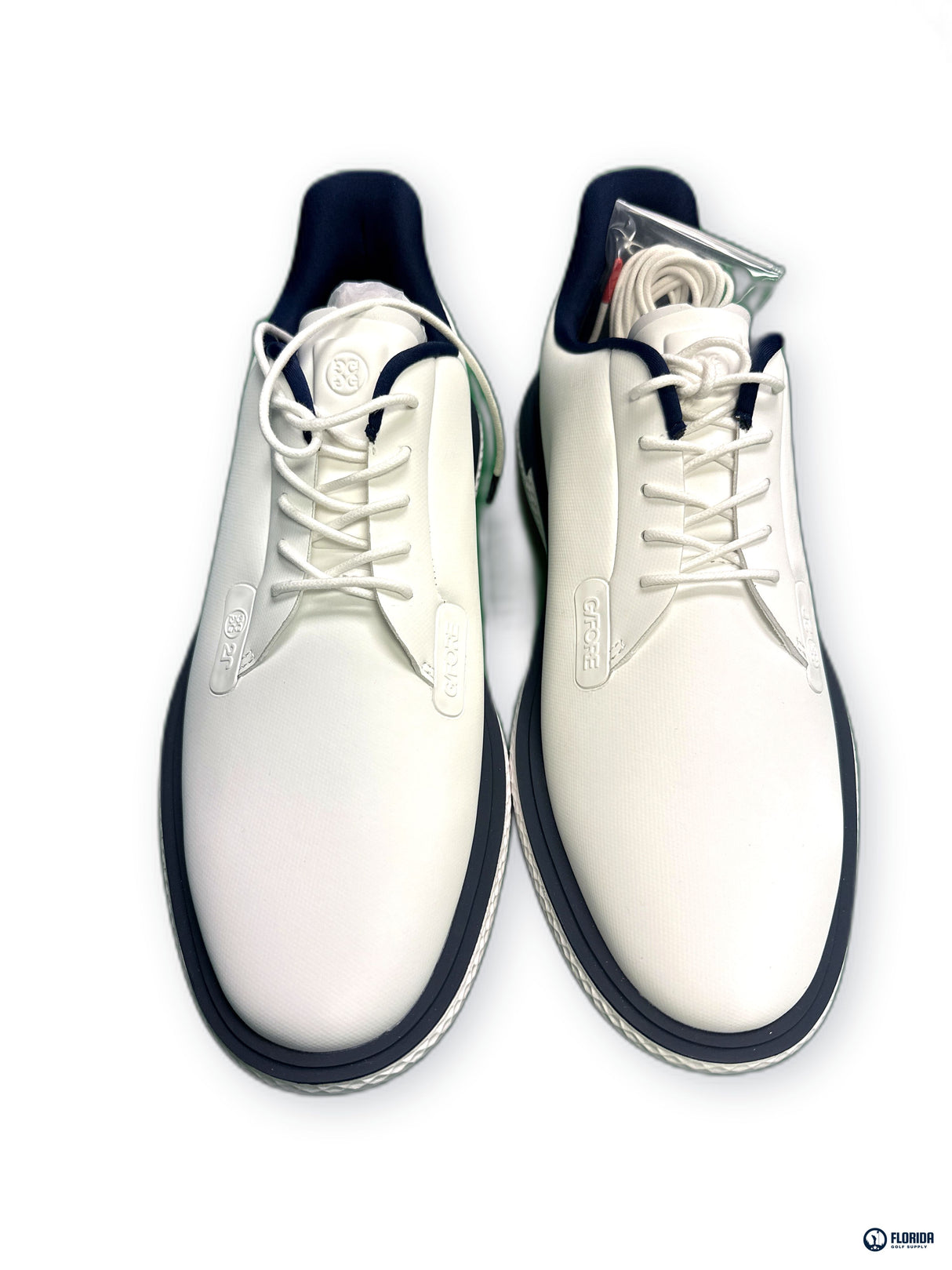 G/FORE Gallivan2r Snow Onyx Men's Golf Shoes with Travel Bag Size 11